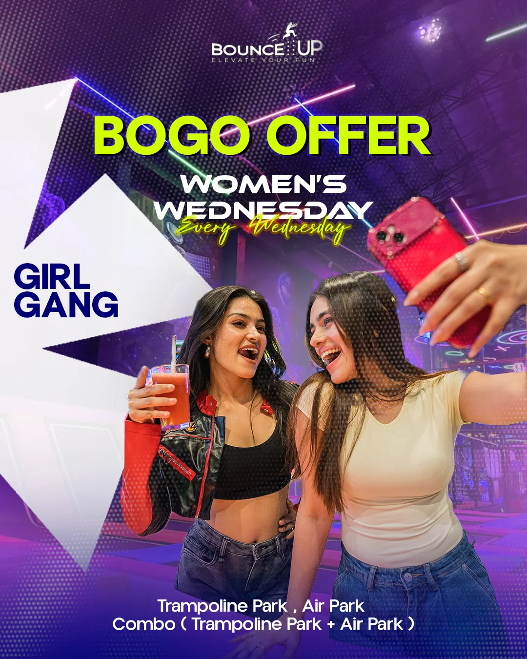 Womens Wednesday BOGO offer